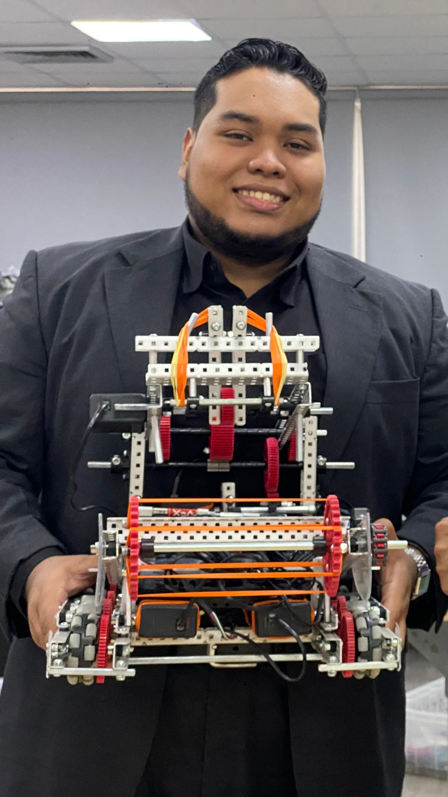 Carlos at VEX Robotics event