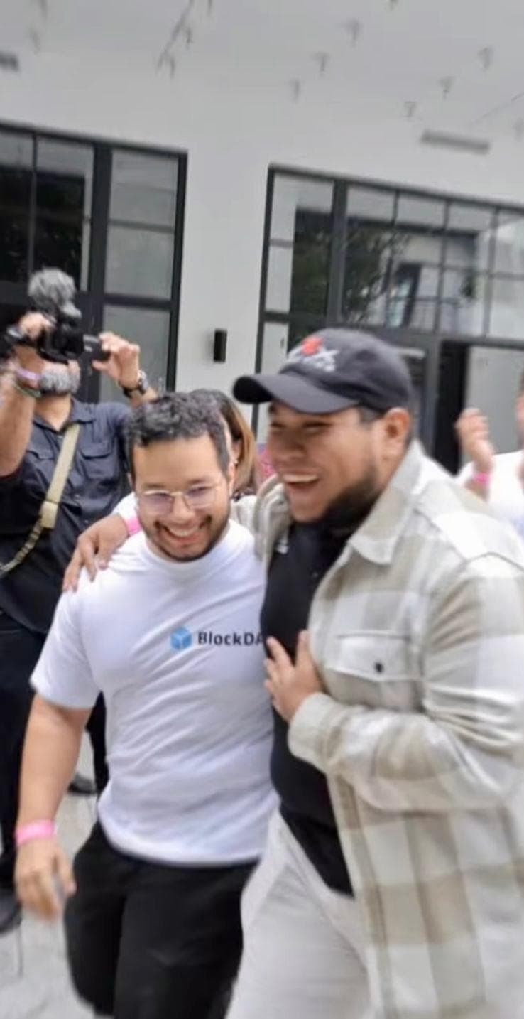 Carlos at hackathon